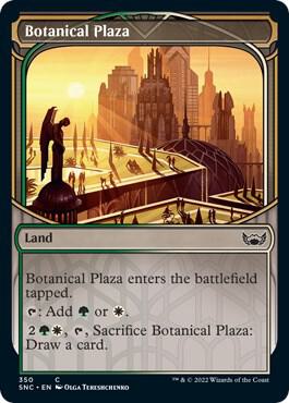 Botanical Plaza (Showcase) (350) [Streets of New Capenna] [Showcase]