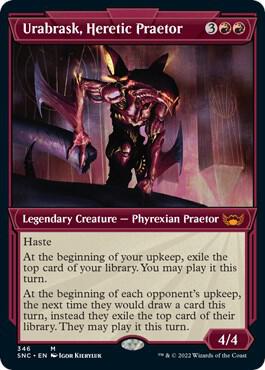 Urabrask, Heretic Praetor (Showcase) (346) [Streets of New Capenna] [Showcase]