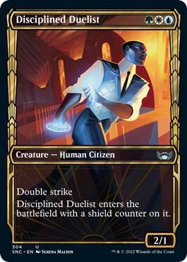 Disciplined Duelist (Showcase) (304) [Streets of New Capenna] [Showcase]