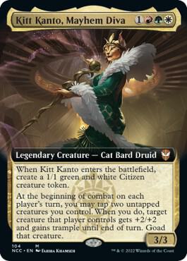 Kitt Kanto, Mayhem Diva (Extended Art) (104) [New Capenna Commander] [Extended Art]
