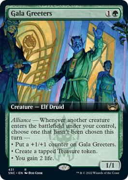 Gala Greeters (Extended Art) (431) [Streets of New Capenna] [Extended Art]