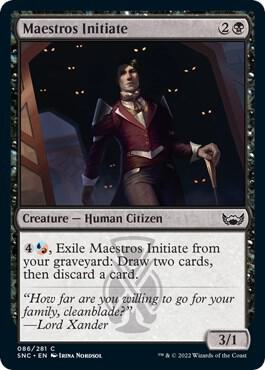 Maestros Initiate (86) [Streets of New Capenna]