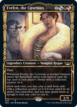 Evelyn, the Covetous (Showcase) (306) [Streets of New Capenna] [Showcase]