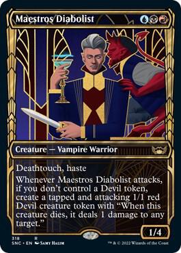Maestros Diabolist (Showcase) (318) [Streets of New Capenna] [Showcase]