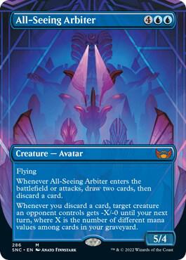 All-Seeing Arbiter (Borderless) (286) [Streets of New Capenna] [Borderless]