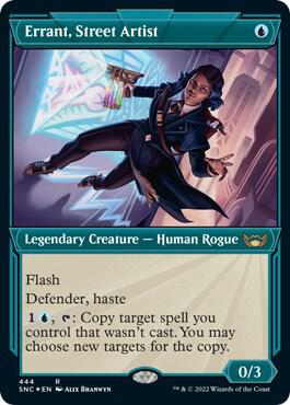 Errant, Street Artist (Showcase) (Foil Etched) (444) [Streets of New Capenna] [Showcase]