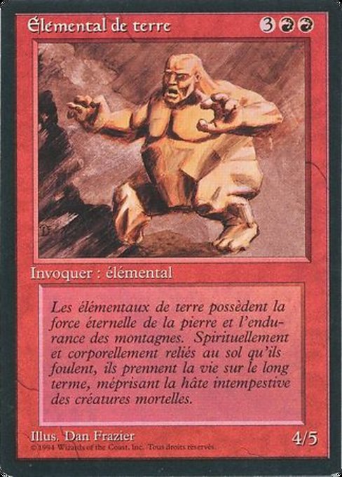 Earth Elemental (146) [Foreign Black Border]