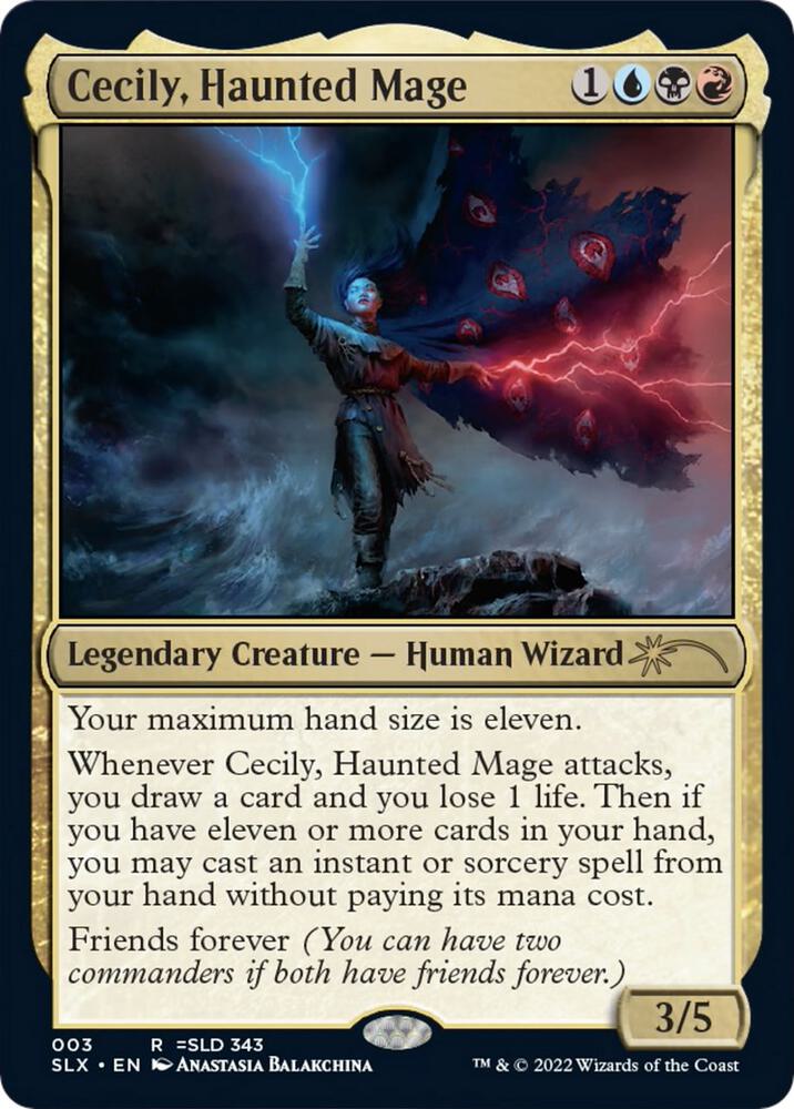Cecily, Haunted Mage (3) [SLX Cards]
