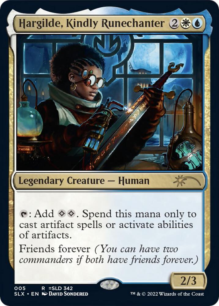 Hargilde, Kindly Runechanter (5) [SLX Cards]