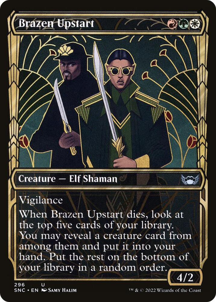 Brazen Upstart (Showcase) (296) [Streets of New Capenna] [Showcase]