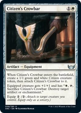 Citizen's Crowbar (8) [Streets of New Capenna]