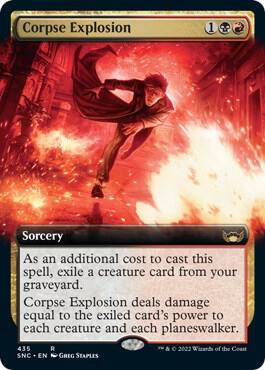 Corpse Explosion (Extended Art) (435) [Streets of New Capenna] [Extended Art]