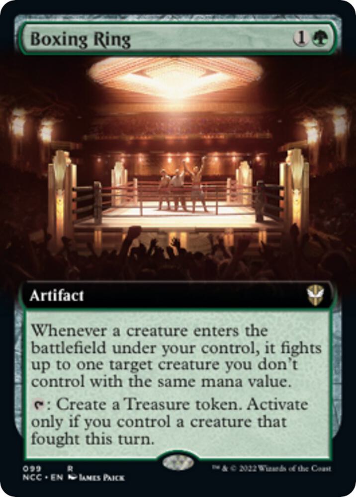 Boxing Ring (Extended Art) (99) [New Capenna Commander] [Extended Art]