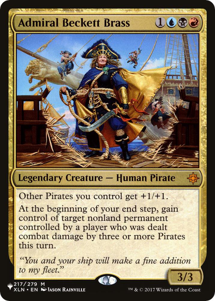 Admiral Beckett Brass (217/279) [The List]