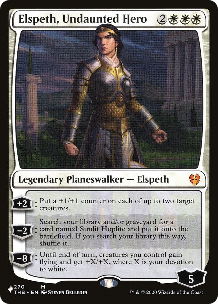 Elspeth, Undaunted Hero (270/254) [The List]