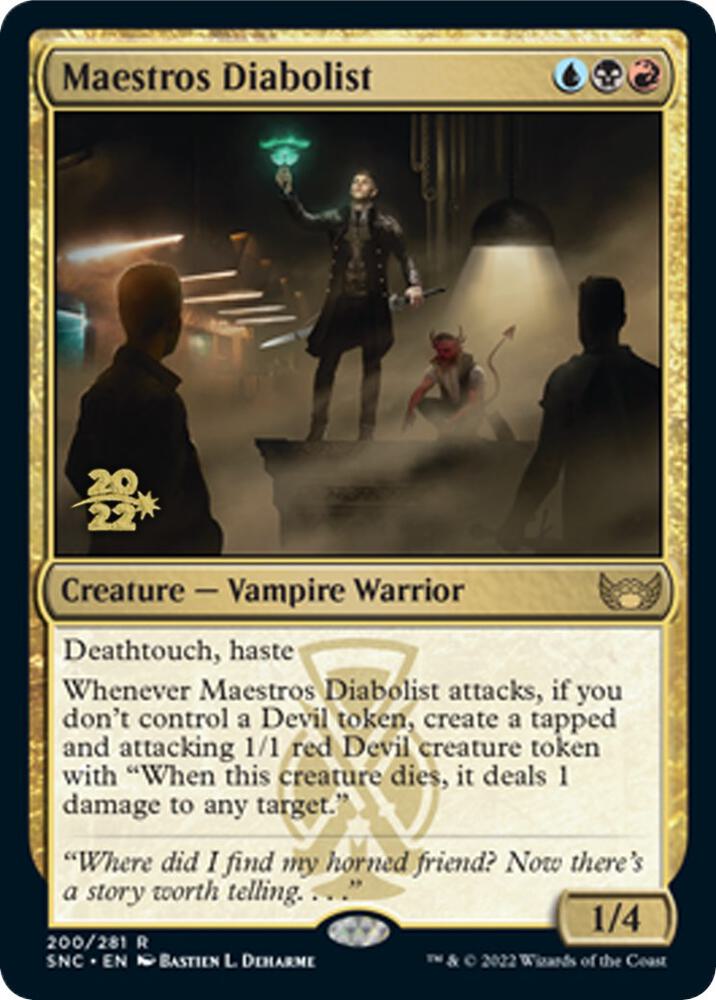 Maestros Diabolist (200) [Prerelease Cards]