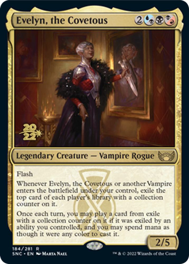 Evelyn, the Covetous (184) [Prerelease Cards]