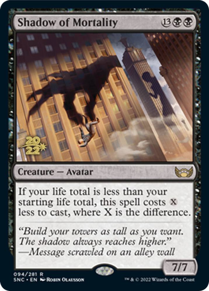 Shadow of Mortality (94) [Prerelease Cards]