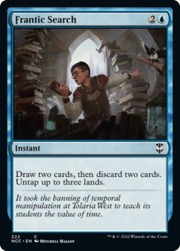 Frantic Search (222) [New Capenna Commander]