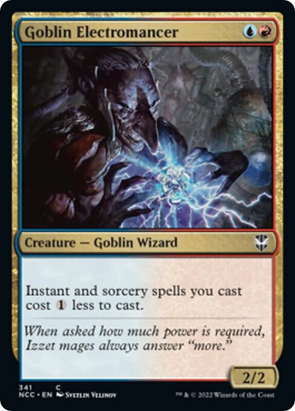 Goblin Electromancer (341) [New Capenna Commander]