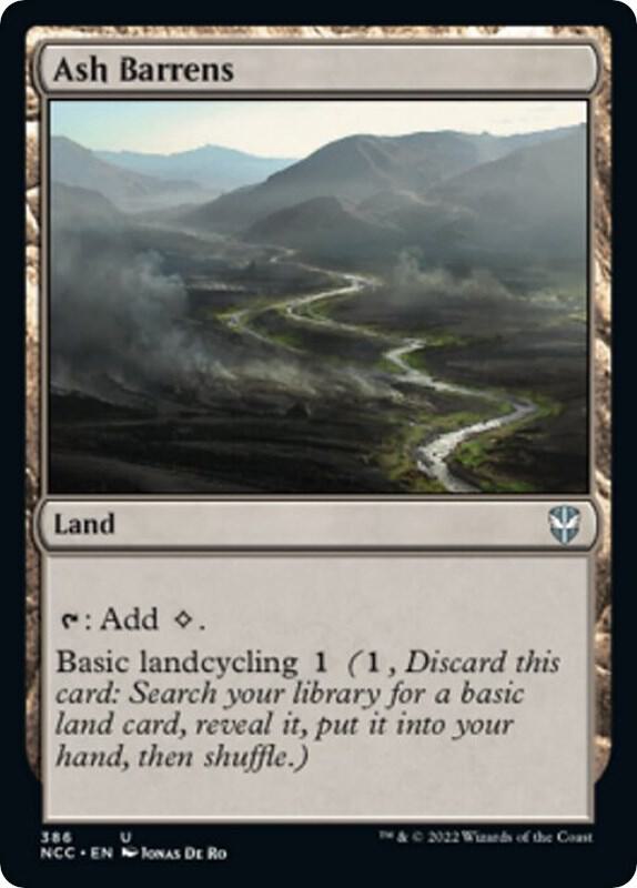 Ash Barrens (386) [New Capenna Commander]