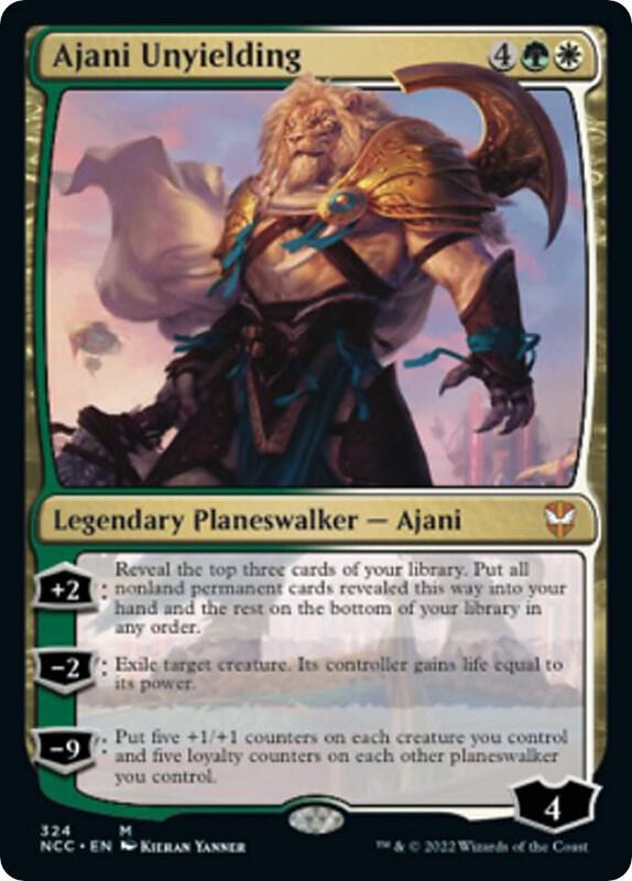 Ajani Unyielding (324) [New Capenna Commander]