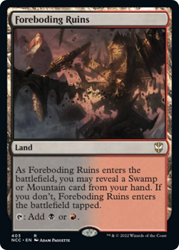 Foreboding Ruins (403) [New Capenna Commander]