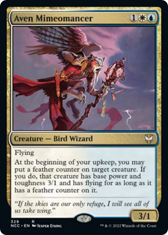 Aven Mimeomancer (329) [New Capenna Commander]