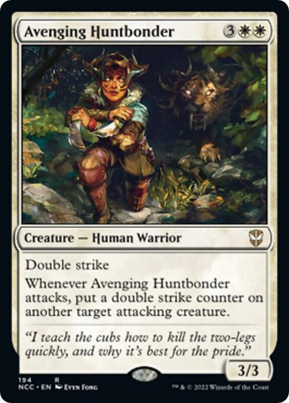 Avenging Huntbonder (194) [New Capenna Commander]