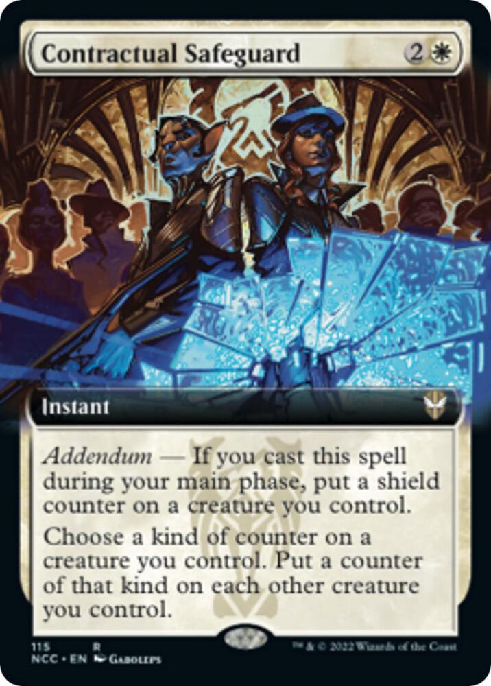 Contractual Safeguard (Extended Art) (115) [New Capenna Commander] [Extended Art]
