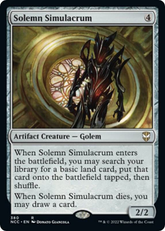 Solemn Simulacrum (380) [New Capenna Commander]