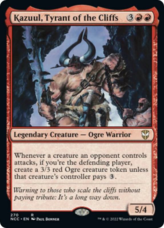 Kazuul, Tyrant of the Cliffs (270) [New Capenna Commander]