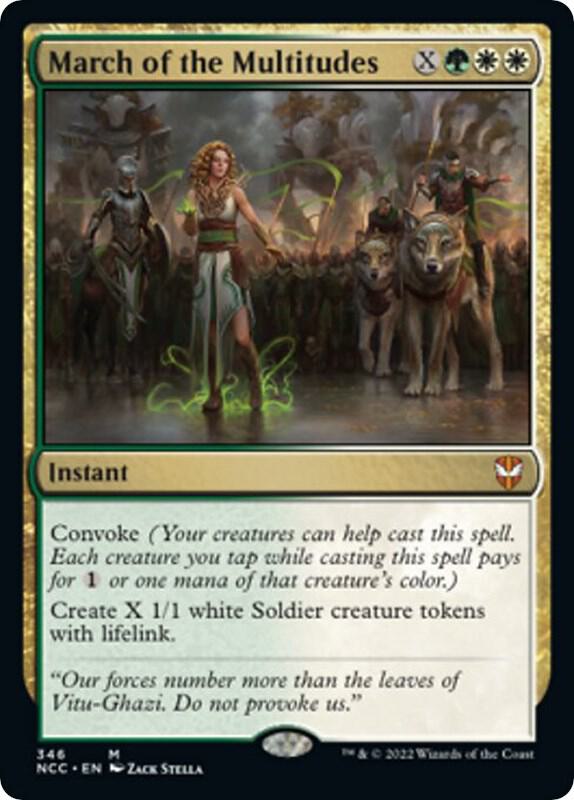 March of the Multitudes (346) [New Capenna Commander]