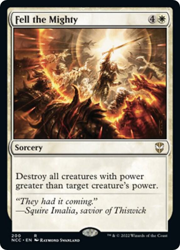 Fell the Mighty (200) [New Capenna Commander]