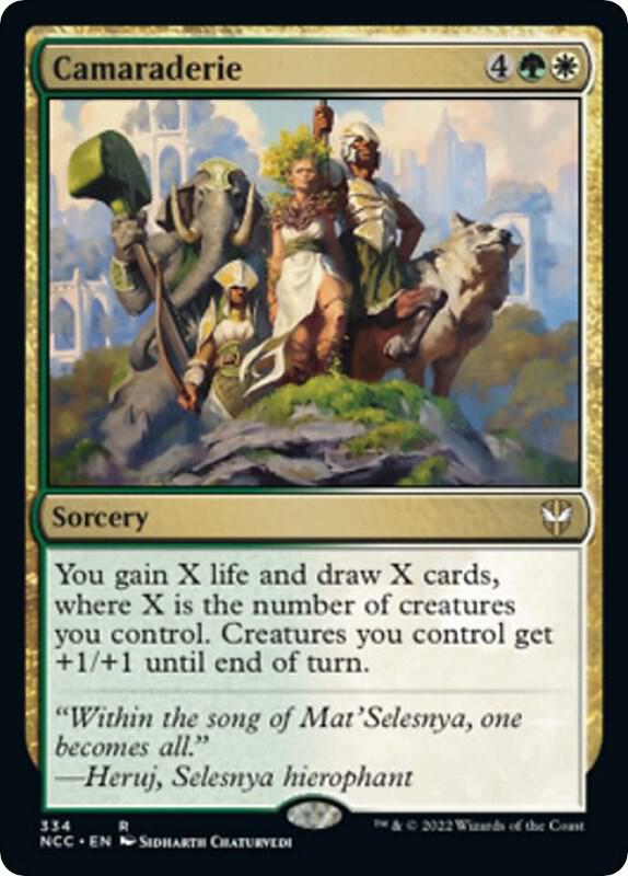 Camaraderie (334) [New Capenna Commander]