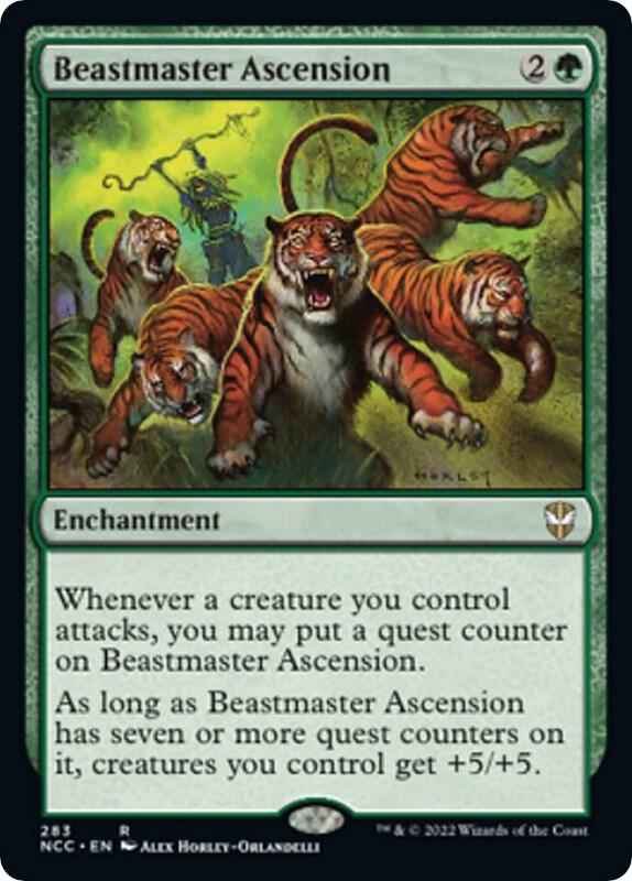 Beastmaster Ascension (283) [New Capenna Commander]