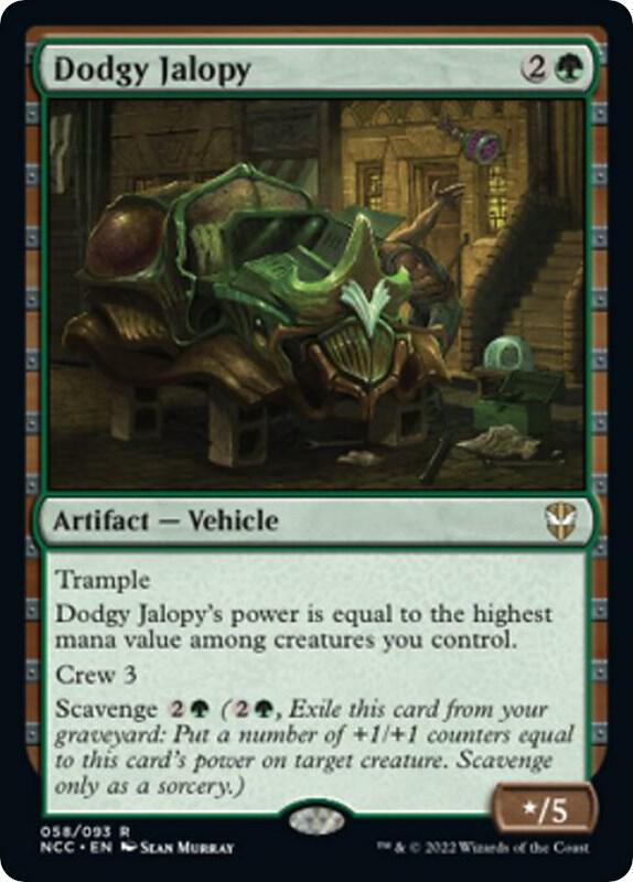 Dodgy Jalopy (58) [New Capenna Commander]