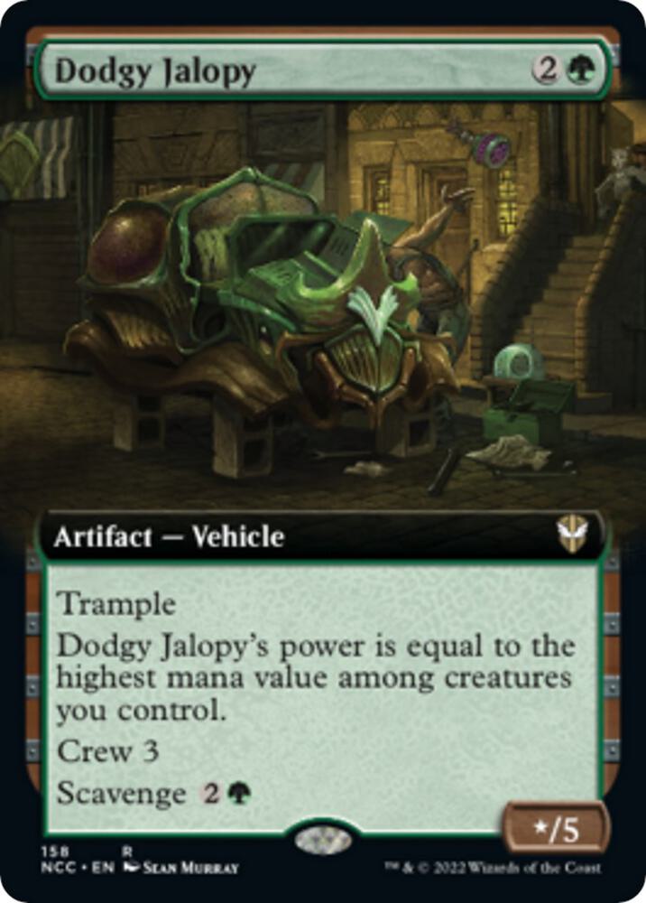 Dodgy Jalopy (Extended Art) (158) [New Capenna Commander] [Extended Art]