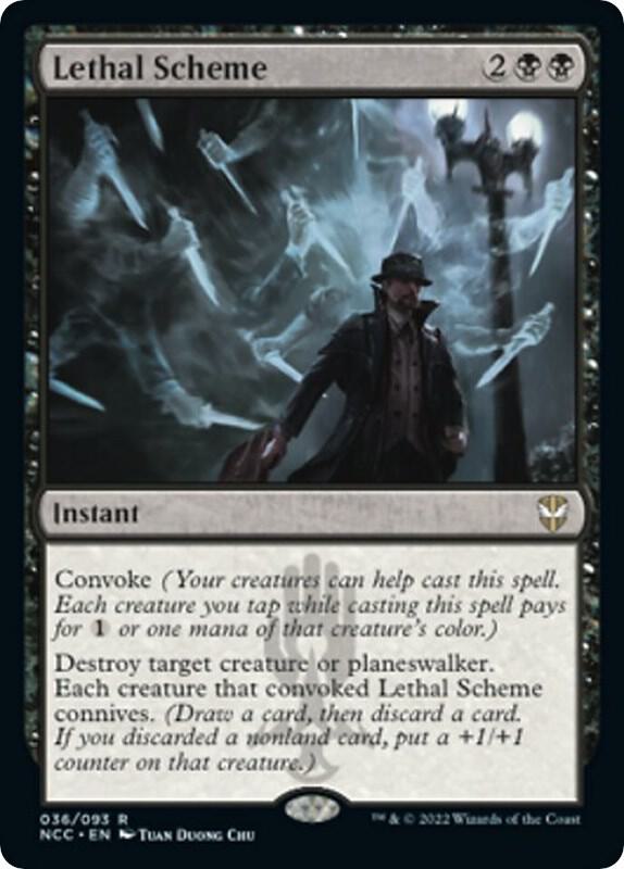 Lethal Scheme (36) [New Capenna Commander]