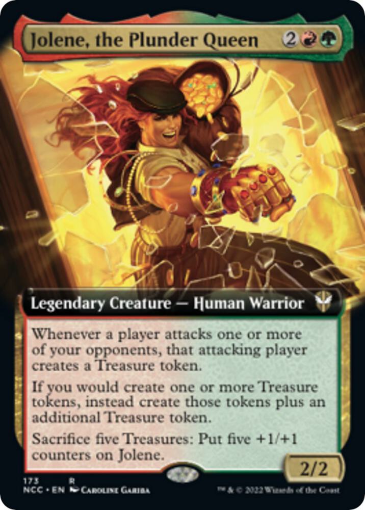 Jolene, the Plunder Queen (Extended Art) (173) [New Capenna Commander] [Extended Art]