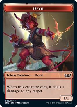 Devil Token (8) [Streets of New Capenna]