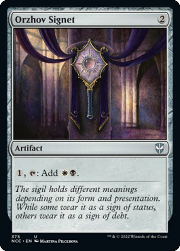 Orzhov Signet (375) [New Capenna Commander]
