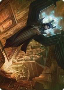 Angelic Sleuth Art Card (48) [Streets of New Capenna Art Series]