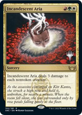 Incandescent Aria (192) [Streets of New Capenna Promos]
