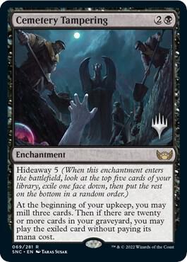 Cemetery Tampering (69) [Streets of New Capenna Promos]
