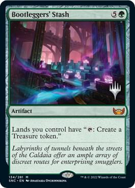 Bootleggers' Stash (134) [Streets of New Capenna Promos]