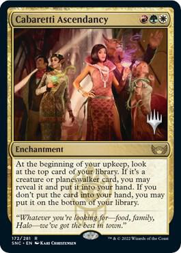Cabaretti Ascendancy (172) [Streets of New Capenna Promos]