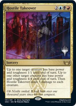 Hostile Takeover (191) [Streets of New Capenna Promos]