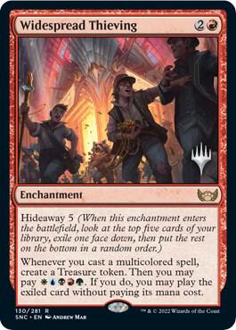 Widespread Thieving (130) [Streets of New Capenna Promos]