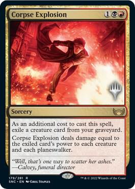 Corpse Explosion (179) [Streets of New Capenna Promos]